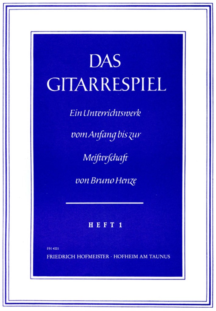 Das Gitarrespiel - Heft 1